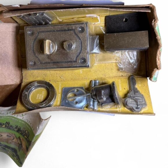 VTG Sears Craftsman Safety Night Latch Lock Still in Original Box - Picture 4 of 8
